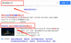 麗水市海威光控科技有限公司與本司簽約百度快照排名協議