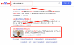 長(zhǎng)春市*萬科技有限公司整站優(yōu)化排名效果展示