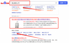 煙臺*站天達箱包有限公司網絡推廣排名案例欣賞