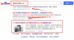 溫州*鐵機械有限公司優(yōu)化排名快上詞效果展示