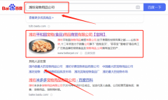 濰坊*和園寵物用品商貿有限公司SEO讓網站輕松覆蓋在搜索引擎